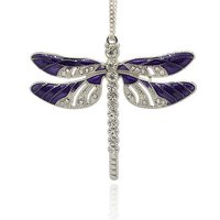 Pendentif en Émail Alliage Libellule avec Strass — Breloques et pendentifs