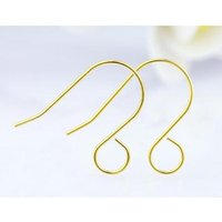 100 Pcs Crochets de Boucles d'Oreilles Français en Acier Inoxydable 316 avec Boucle — Accessoires pour bijoux