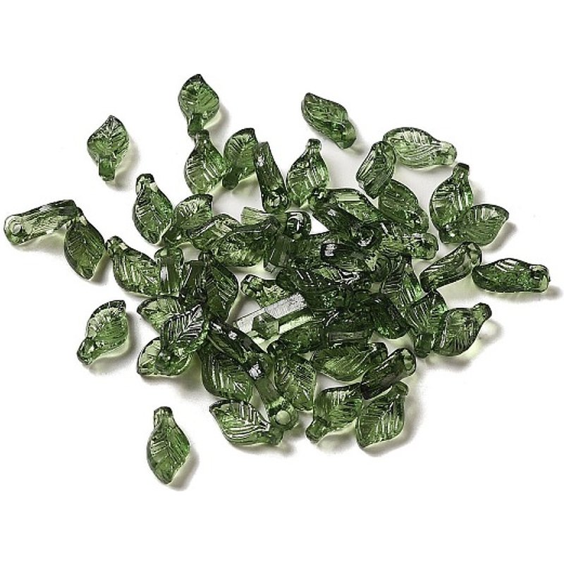 Transparent Acrylic Leaf Charms for Earrings Accessories — Charms & Pendants