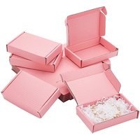 Foldable Cardboard Mailer Boxes - Pink Shipping Box — Jewelry Box