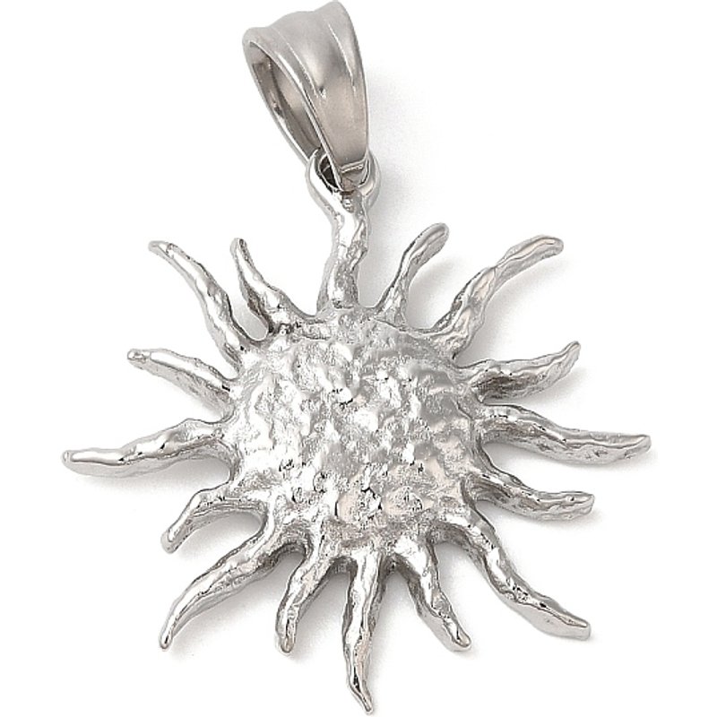 Pendentif en Acier Inoxydable 304 Non-Tarnissant Charm Soleil — Breloques et pendentifs
