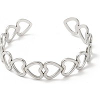 Bracelet ouvert en forme de cœur en acier inoxydable 304 pour femmes — Bracelet Femme
