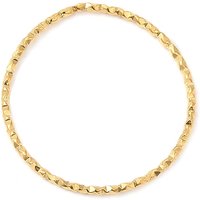 Anneaux de Liaison Texturés en Acier Inoxydable 304, Plaqué Or 18K — Accessoires pour bijoux