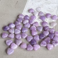Natural Amethyst Heart Beads, 10mm with 1.4mm Hole — Jewelry Beads