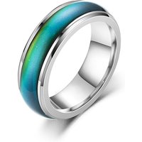Bague d'humeur non ternissante pour femmes - Acier inoxydable changeant de couleur — Bijoux fantaisie