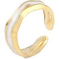 Bagues à Manchon En Émail en Acier Inoxydable 304 Ion Plating pour Femmes — Bijoux fantaisie