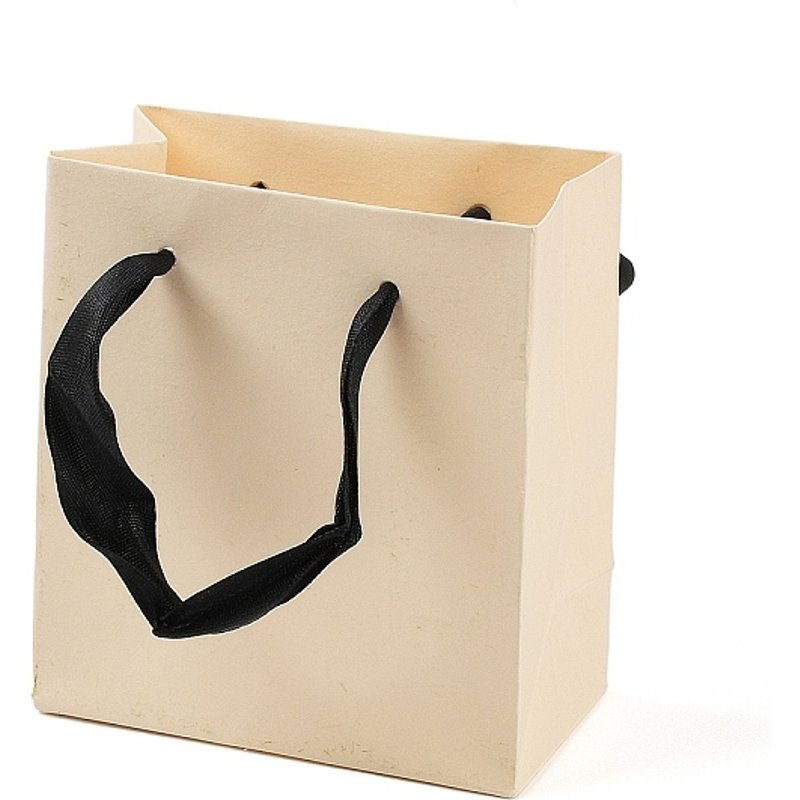 Sacs de rangement en papier Gif - Rectangle blanc antique — Rangement et présentation