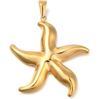 Ion Plating 304 Stainless Steel Starfish Charms, Golden — Charms & Pendants