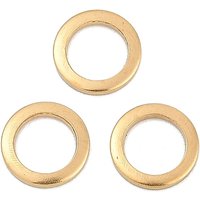 Anneaux de liaison en acier inoxydable 304, plaqué or 18K — Accessoires pour bijoux