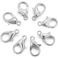 Zinc Alloy Lobster Claw Clasps, 14x8mm, Cadmium and Lead Free — Jewelry Findings