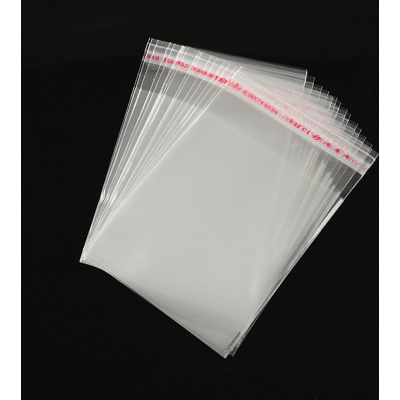 OPP Clear Cellophane Bags, Rectangle, 10x7cm — Jewelry Display & Storage