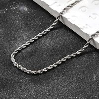 Collier en Chaîne en Acier Inoxydable 304 Résistant aux Taches 19,9 pouces