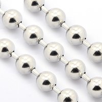 Chaînes à billes en acier inoxydable 304 électroplaqué résistant au ternissement 10mm
