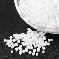 12/0 White Round Glass Seed Beads, 2mm, Hole: 1mm, 3303pcs/50g