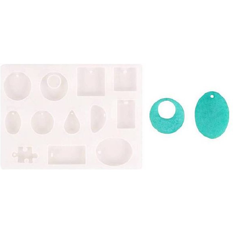 Moules en silicone pour pendentifs DIY pour la fabrication de bijoux — Outils de création de bijoux