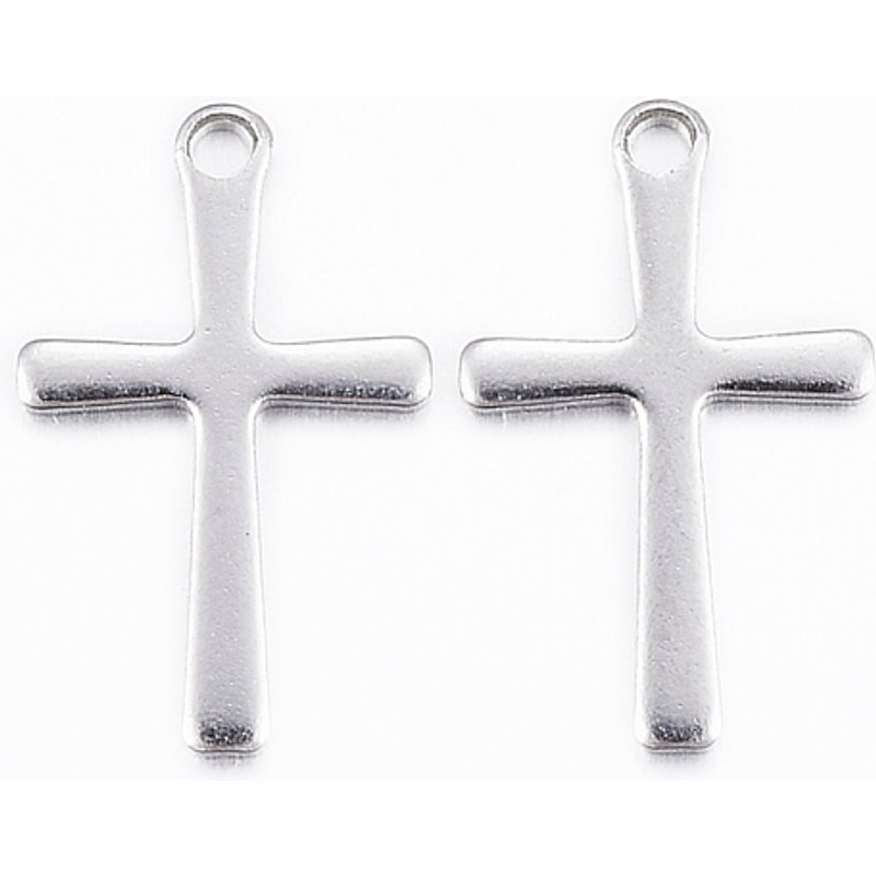 Pendants Croix en Acier Inoxydable 304 Résistants à l'Oxydation — Breloques et pendentifs