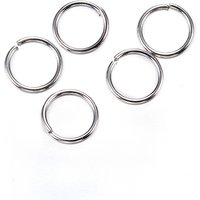 304 Stainless Steel Tarnish Resistant Open Jump Rings, 5x0.6mm