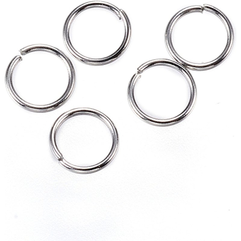 Anneaux Brisés Ouverts en Acier Inoxydable 304 Résistants à l'Oxyde, 5x0.6mm — Accessoires pour bijoux