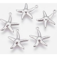 Pendentifs en acier inoxydable chirurgical 316 en forme d'étoile de mer — Breloques et pendentifs