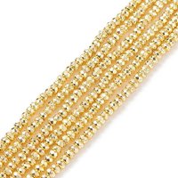 Brins de perles en hématite synthétique électroplaquée, Grade AA, 15,7 pouces — Perles à bijoux