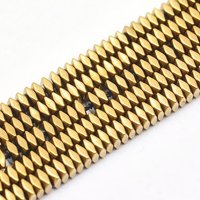 Electroplate Non-magnetic Synthetic Hematite Beads Strands — Jewelry Beads