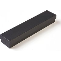 Boîte à bijoux en carton, boîte à colliers rectangulaire, noire — Boîte à bijoux