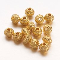 Perles d'Espace en Alliage de Style Tibétain pour DIY, Couleur Dorée — Perles à bijoux
