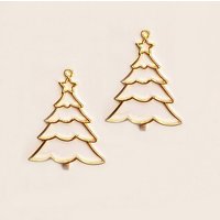 Zinc Alloy Open Back Bezel Pendants for DIY Jewelry Making — Jewelry Making Tools