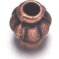 Perles Intercalaires de Style Tibétain, Sans Plomb, Sans Nickel, Couleur Cuivre Rouge — Perles à bijoux