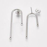 Trouvailles de Boucles d'Oreilles en Acier Inoxydable 304 Non-Oxydable