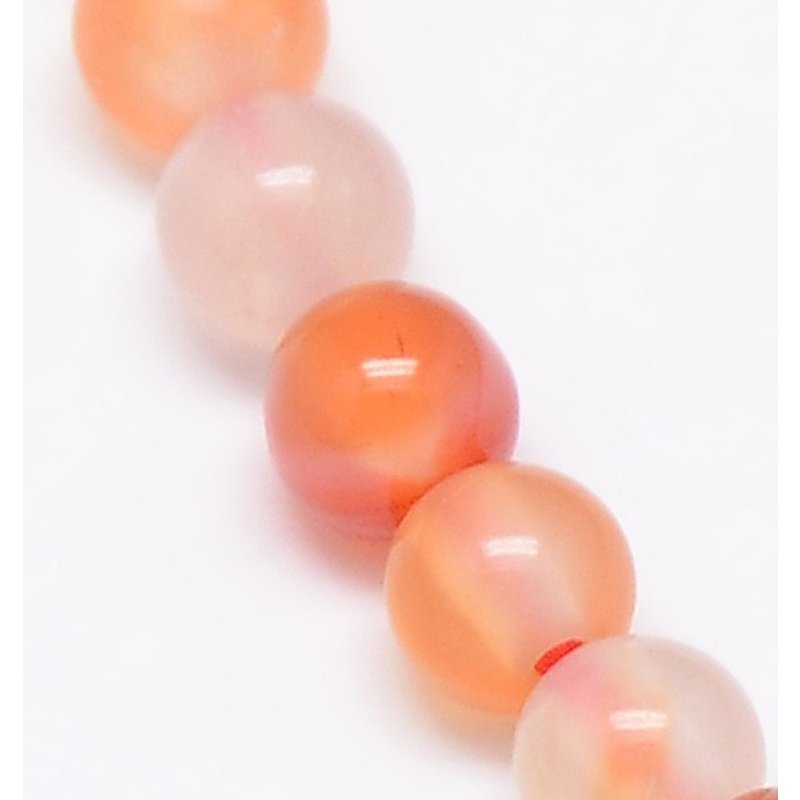 Natural Carnelian Beads Strands, Round, Grade A, 4mm, 95pcs — Jewelry Beads