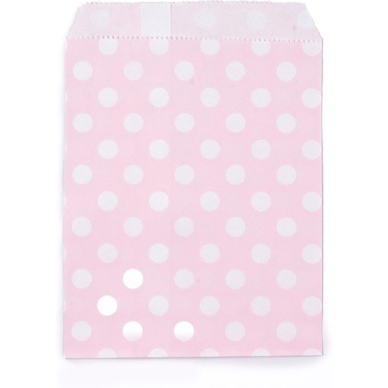 Kraft Paper Food Storage Bags, No Handles, Polka Dot Pattern — Jewelry Display & Storage