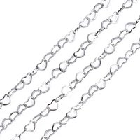 Tarnish Resistant 3.28 Feet 304 Stainless Steel Cross Chains