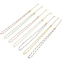 Collier en Chaîne de Liens en Acier Inoxydable 304 avec Émail et Fermoir à Mousqueton — Collier pendentif
