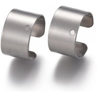 Supports d'oreille en acier inoxydable 304 avec trou, résistant au ternissement — Accessoires pour bijoux
