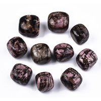 Perles de Rhodonite Naturelles pour Méditation et Équilibre Énergétique — Perles à bijoux