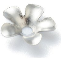 Capsules de Perles en Acier Inoxydable 304, Fleur à 5 Pétales — Perles à bijoux