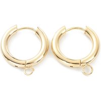 Trouvailles de boucles d'oreilles Huggie en acier inoxydable 201 avec placage en or — Accessoires pour bijoux