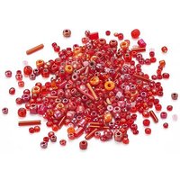 Perles de Verre, Styles et Formes Mélangés, Rouge — Perles à bijoux