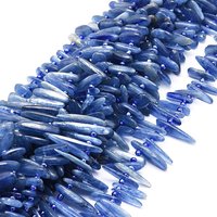 Brins de perles de Kyanite naturel, Nuggets, 15,75 pouces, environ 80pcs — Perles à bijoux