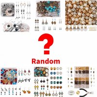 Lucky Bag Mixed Metal Earring Components and Charms Kit