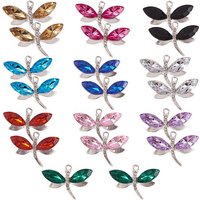 Ensemble de 40 Pcs de Charms en Alliage de Libellule avec Strass — Breloques et pendentifs