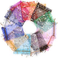 Sacs en Organza Rectangulaires avec Motif Lune et Étoile — Rangement et présentation