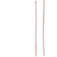 Épingles Plates en Laiton, Rose Gold, 50mm, Sans Cadmium, Sans Plomb — Accessoires pour bijoux