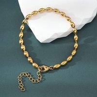 Ion Plating 304 Stainless Steel Oval Ball Chain Bracelet for Women — Bracelet Women