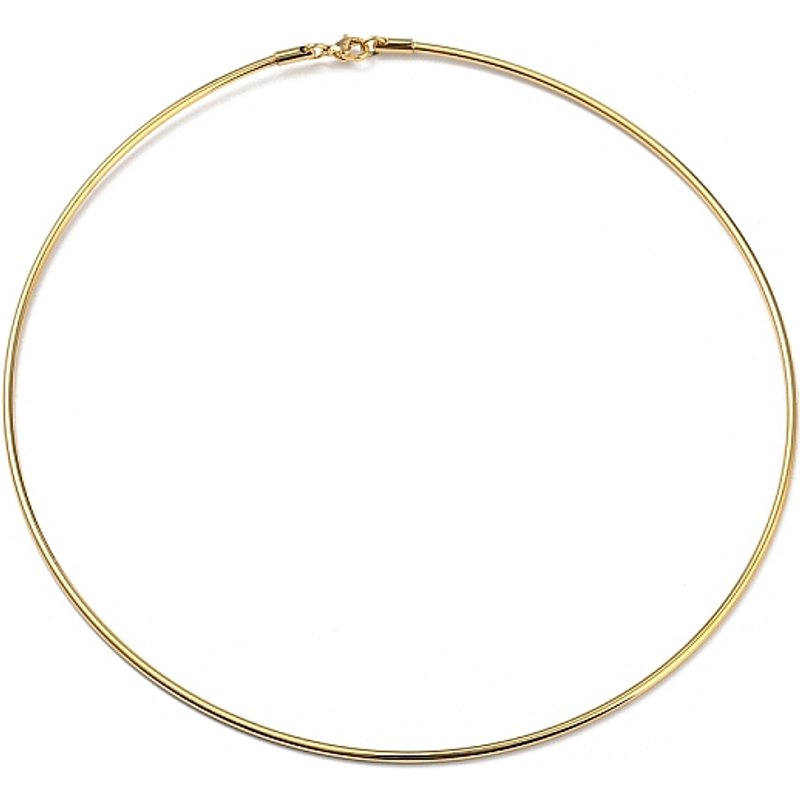 Collier Choker en Acier Inoxydable 202 avec Plaquage PVD — Collier pendentif