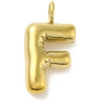 Pendentif en acier inoxydable 304 avec lettrage ballon F — Breloques et pendentifs