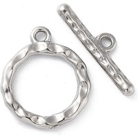 Non-Tarnish 304 Stainless Steel Ring Toggle Clasps