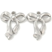 Pendentif en acier inoxydable 304 avec charme nœud papillon — Breloques et pendentifs