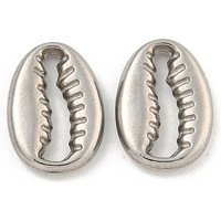Charm en forme de coquillage cowrie en acier inoxydable 304 — Breloques et pendentifs